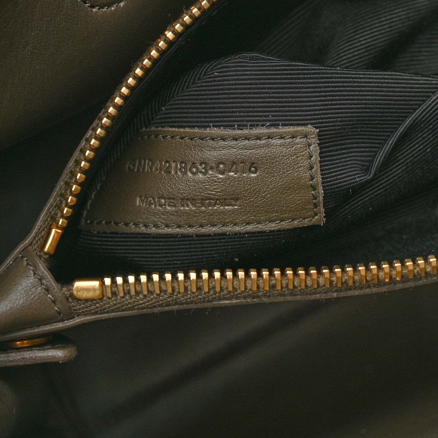 Saint Laurent Grained Calfskin Baby Sac De Jour Bronze 7 of 14