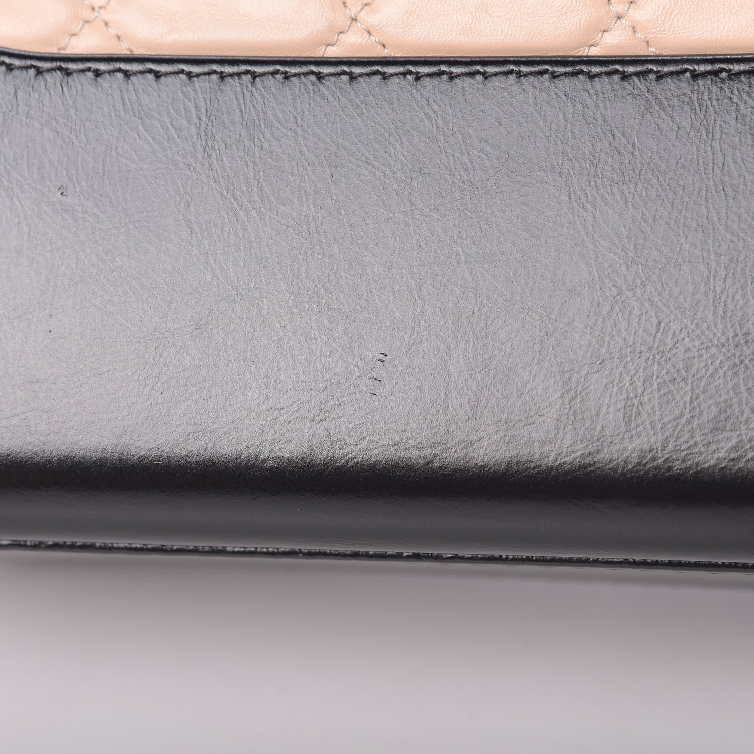 Chanel Aged Calfskin Quilted Medium Gabrielle Hobo Beige Black 12 of 13