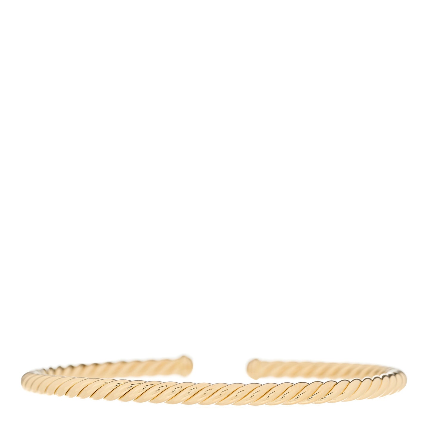 18K Yellow Gold 4mm Cablespira Bracelet