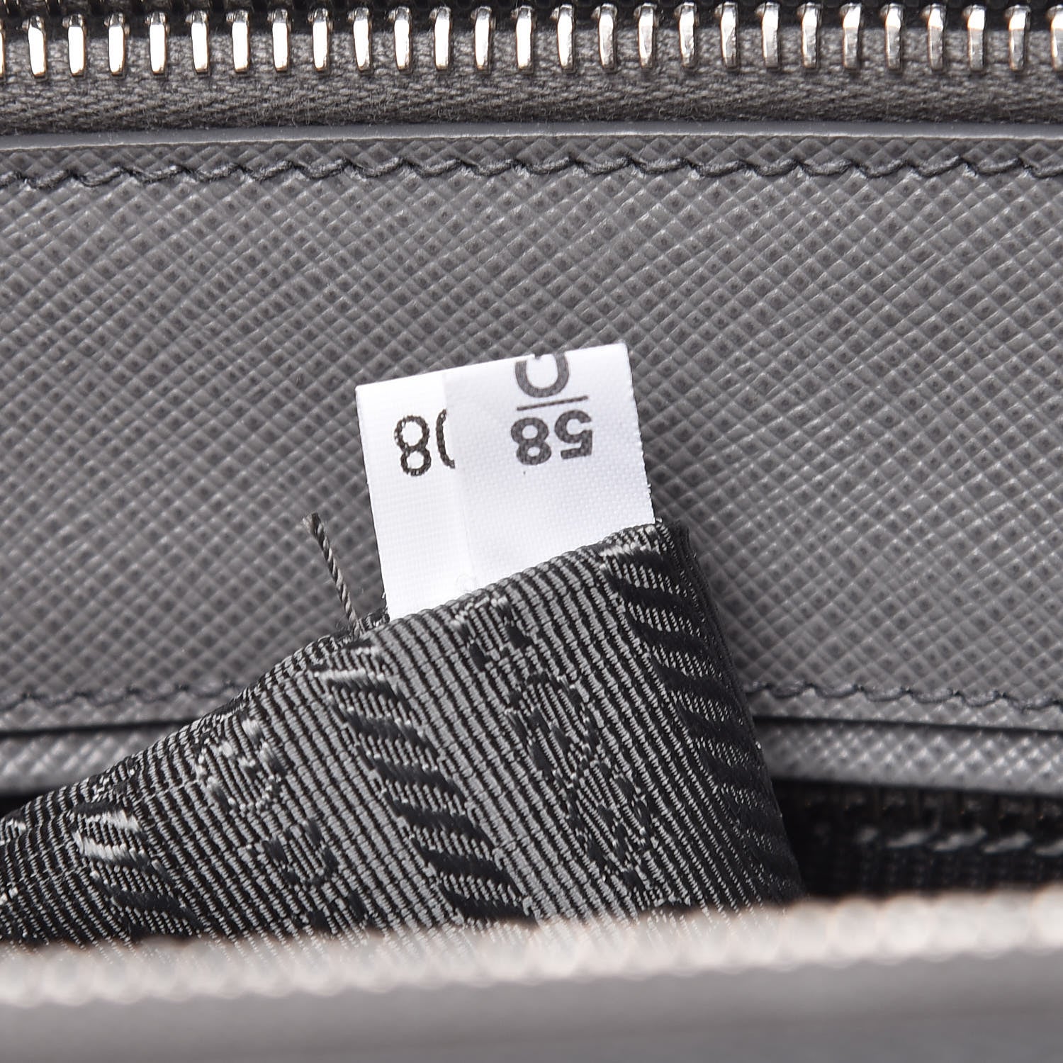 Prada Saffiano Small Galleria Double Zip Tote Marmo 8 of 10