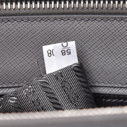 Prada Saffiano Small Galleria Double Zip Tote Marmo 8 of 10