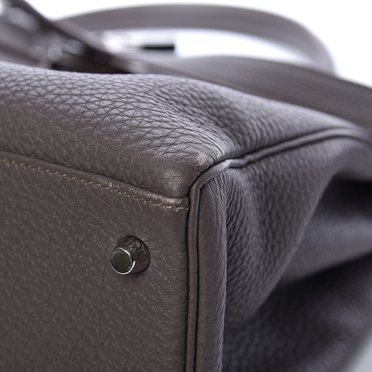 Hermes Togo Kelly Retourne 40 Etain 9 of 42