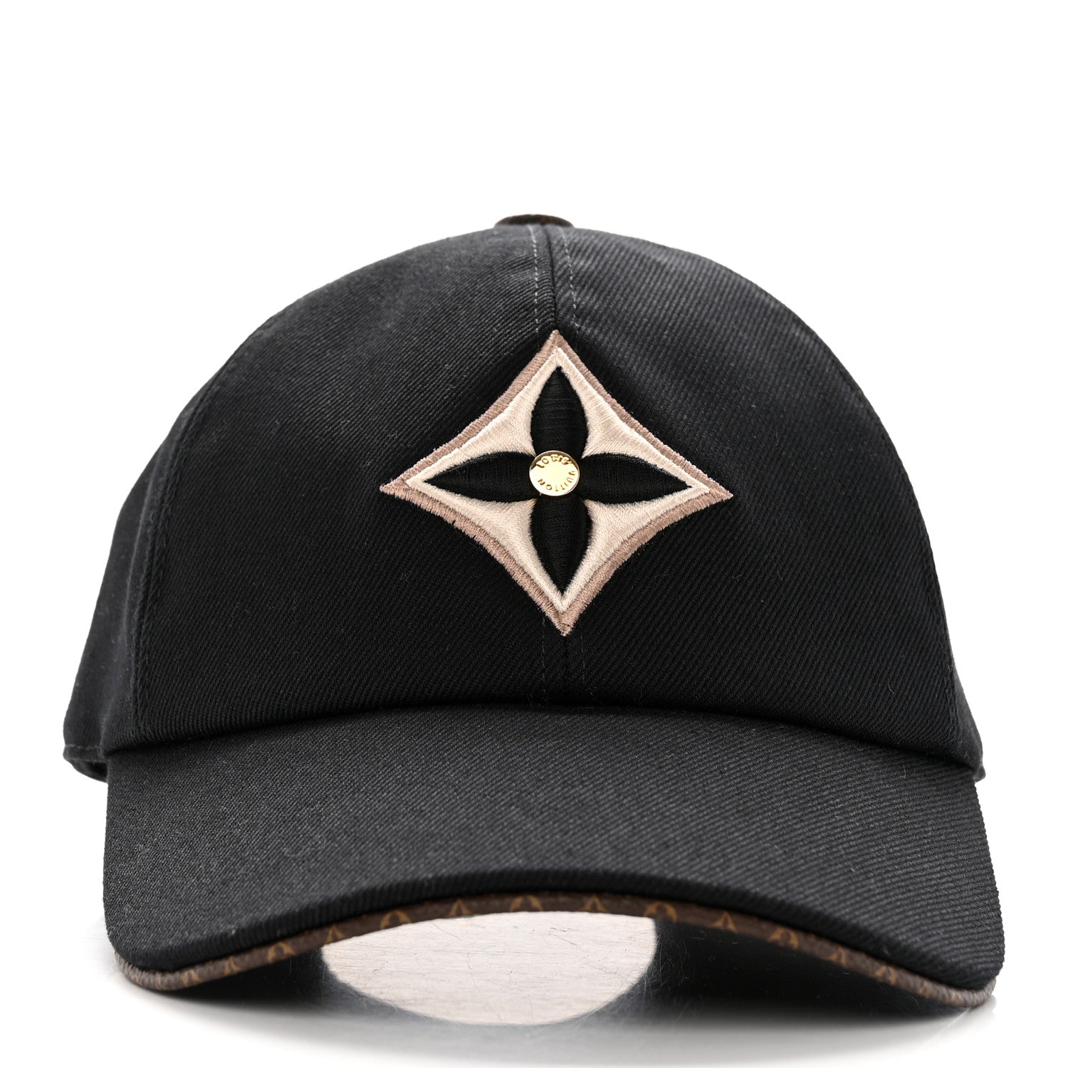 Louis Vuitton Monogram Cotton Jacquard Embroidered LV Day Cap M Black 3 of 11