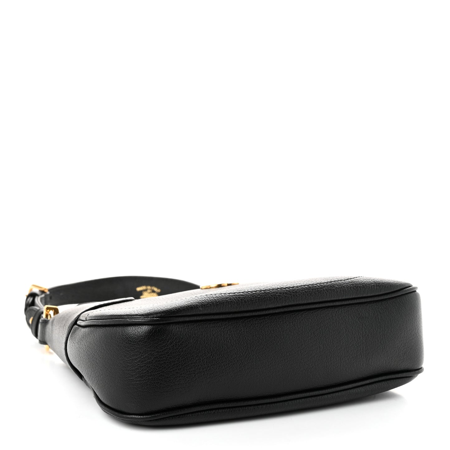 Goatskin Small Aphrodite Shoulder Bag Black