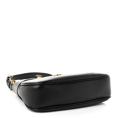Gucci Goatskin Small Aphrodite Shoulder Bag Black 3 of 9