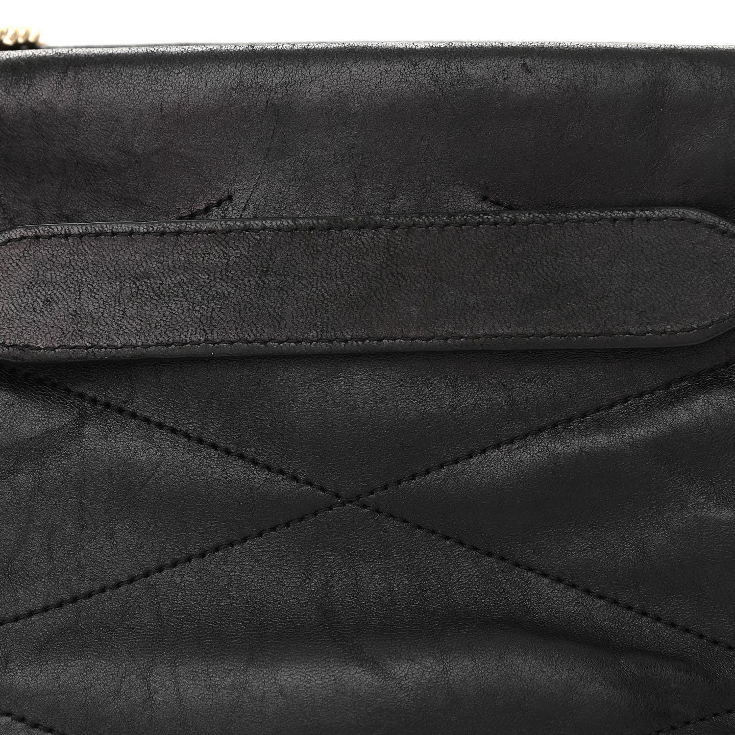 Lanvin Lambskin Quilted Medium Sugar Shoulder Bag Black 8 of 15