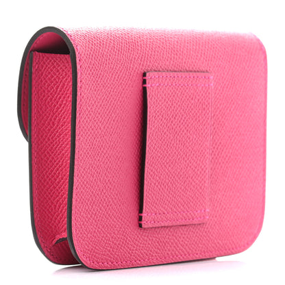 Hermes Epsom Constance Slim Wallet Rose Mexico 4 of 8