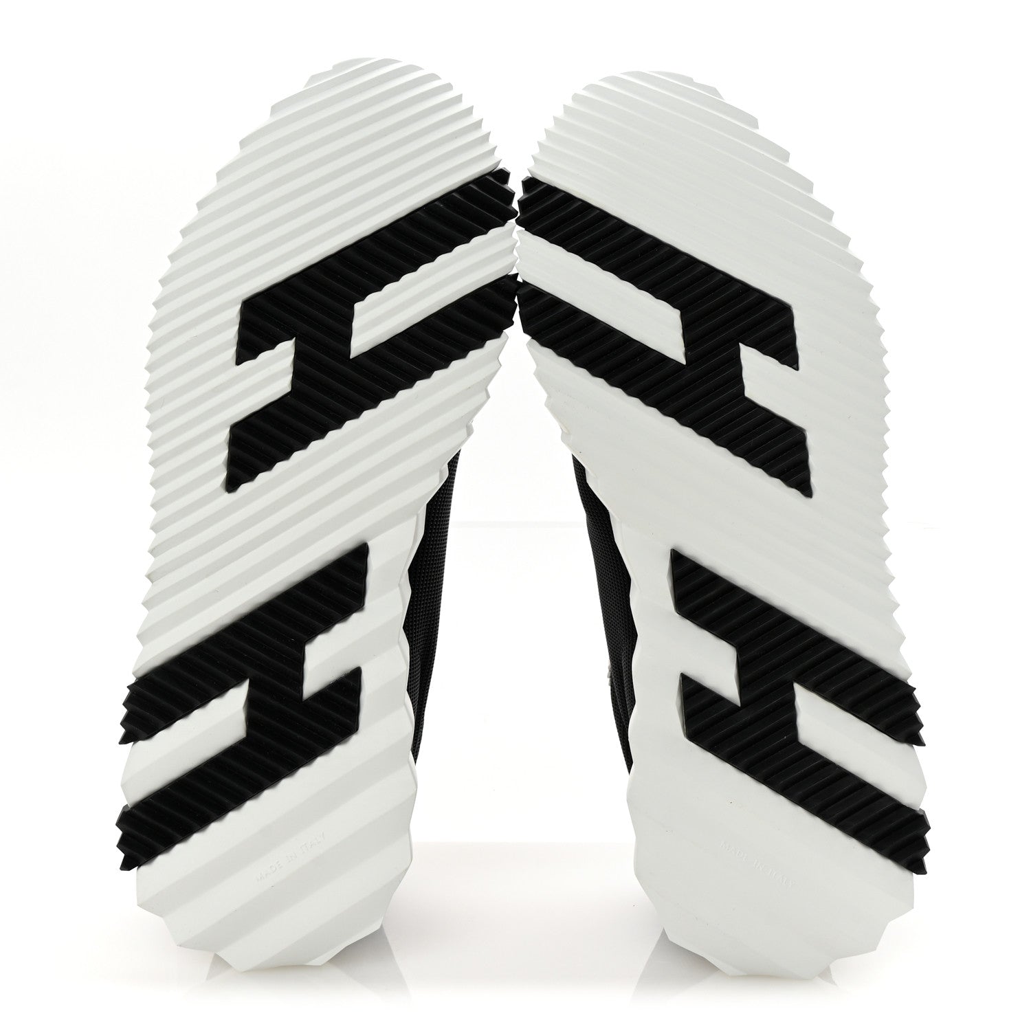 Hermes Ripstop Fabric Suede Mens Bouncing Sneakers 42.5 Black White 6 of 9