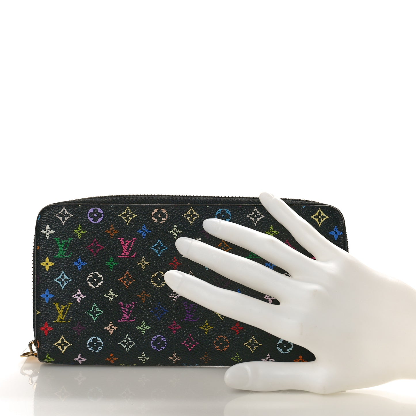 Monogram Multicolor Zippy Wallet Black Grenade