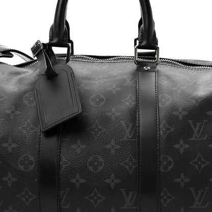 Louis Vuitton Monogram Eclipse Keepall Bandouliere 45 6 of 12