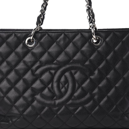 Chanel Caviar Quilted XL Grand Shopping Tote GST Black 13 of 13
