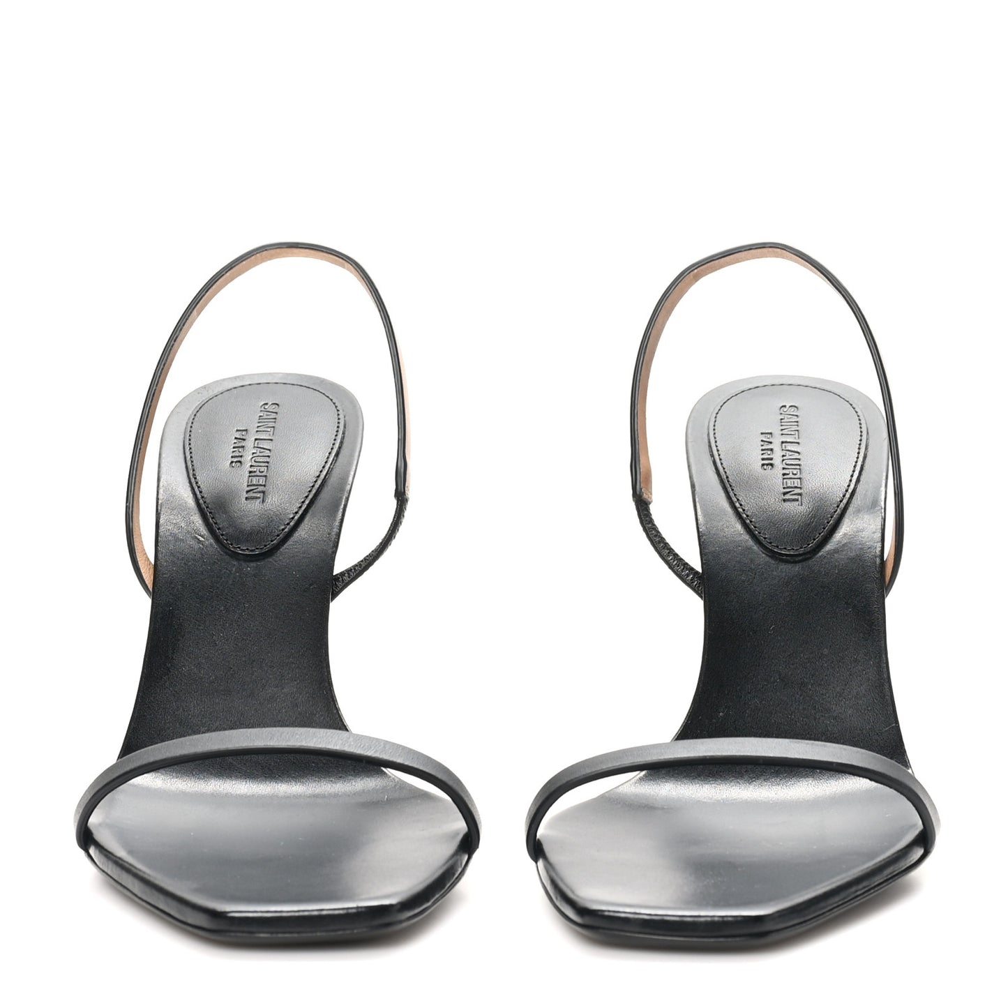 Calfskin Cassandra 85 Sandals 37 Black Gold Brown