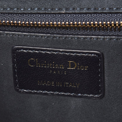 Christian Dior Lambskin Cannage Large Dioraddict Flap Bag Black 9 of 11