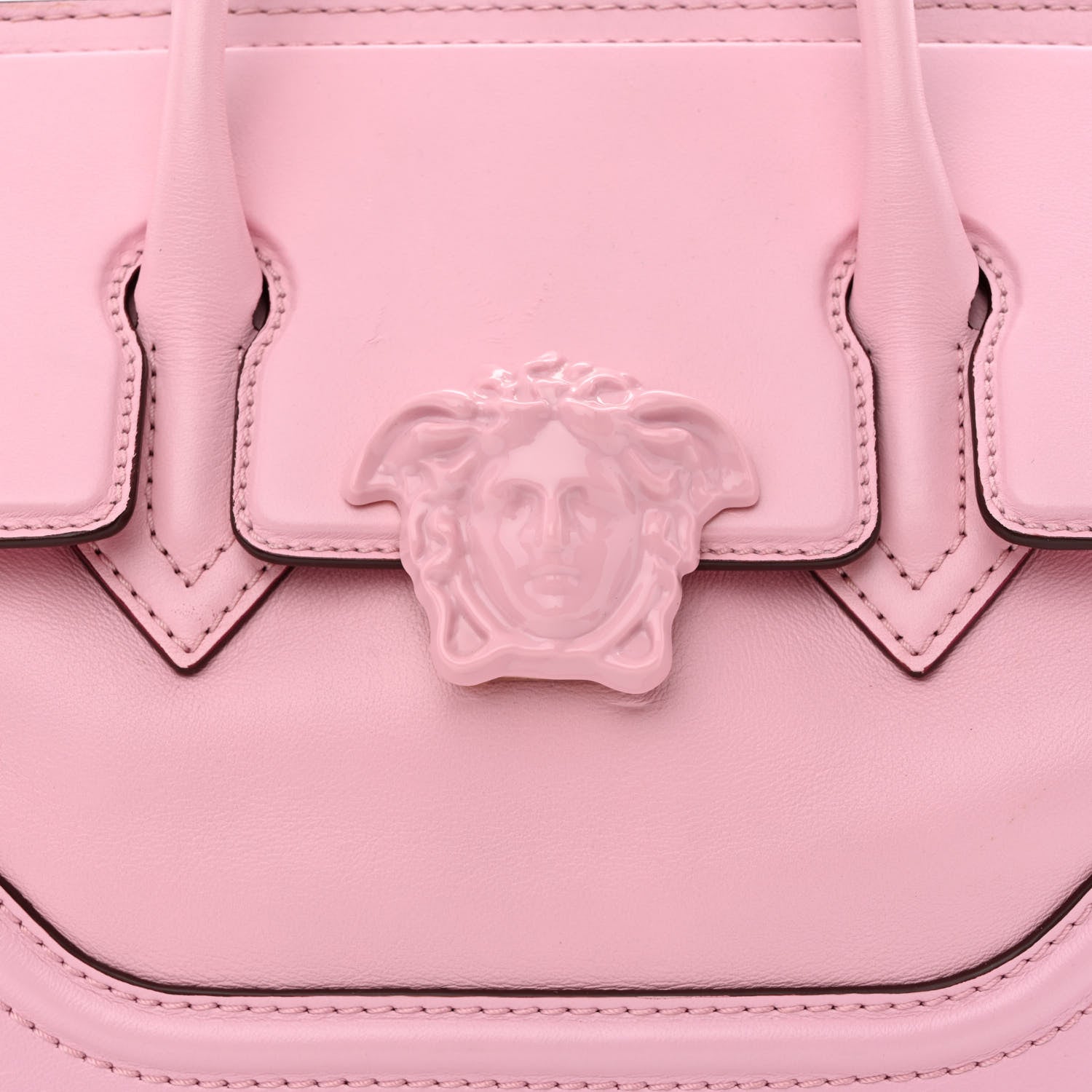 Versace Calfskin Medium Palazzo Empire Bag Pink 8 of 13