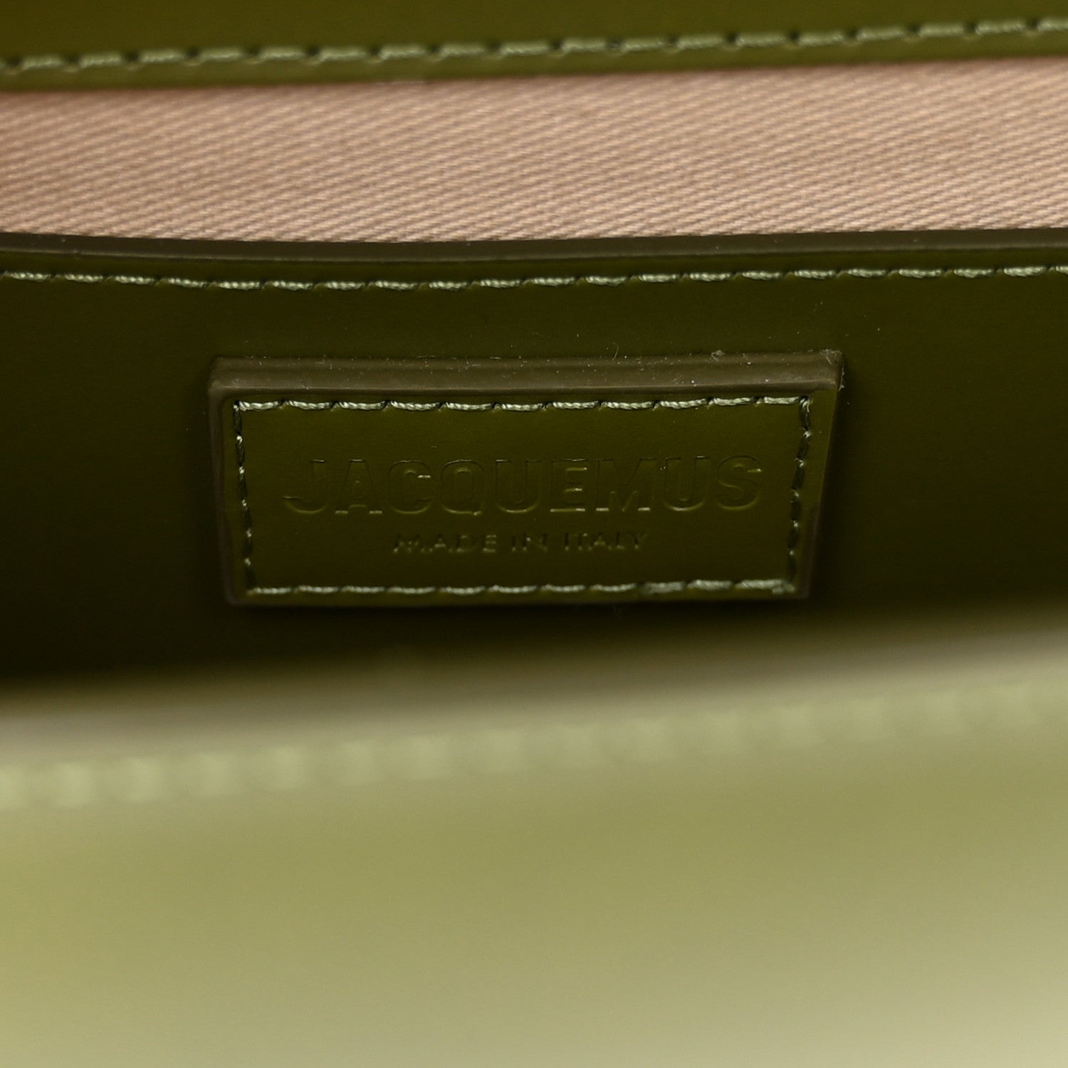 Jacquemus Smooth Calfskin Le Bambinou Khaki 6 of 9