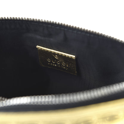 Gucci X SEGA Calfskin GUCCY Stars Mini Dome Shoulder Bag Gold 9 of 11