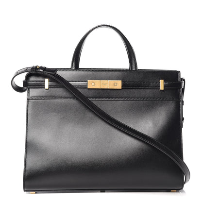 Saint Laurent Calfskin Small Manhattan Shopper Tote Black 1 of 10