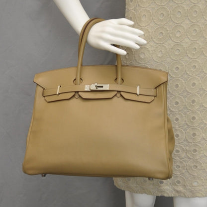 Hermes Swift Birkin 35 Bisque Biscuit 2 of 11