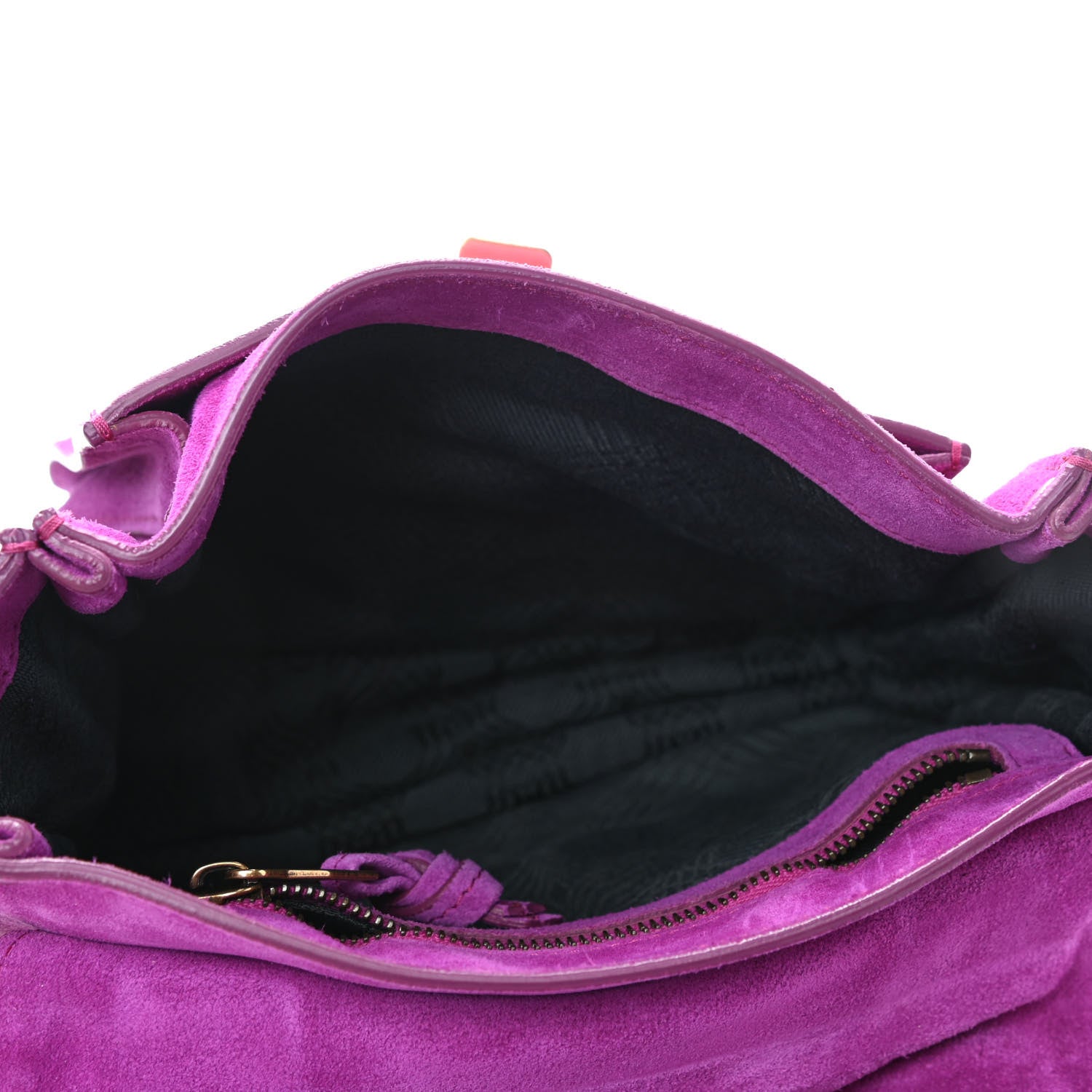 Proenza Schouler Suede PS1 Mini Pouch Messenger Bag Grape 4 of 4
