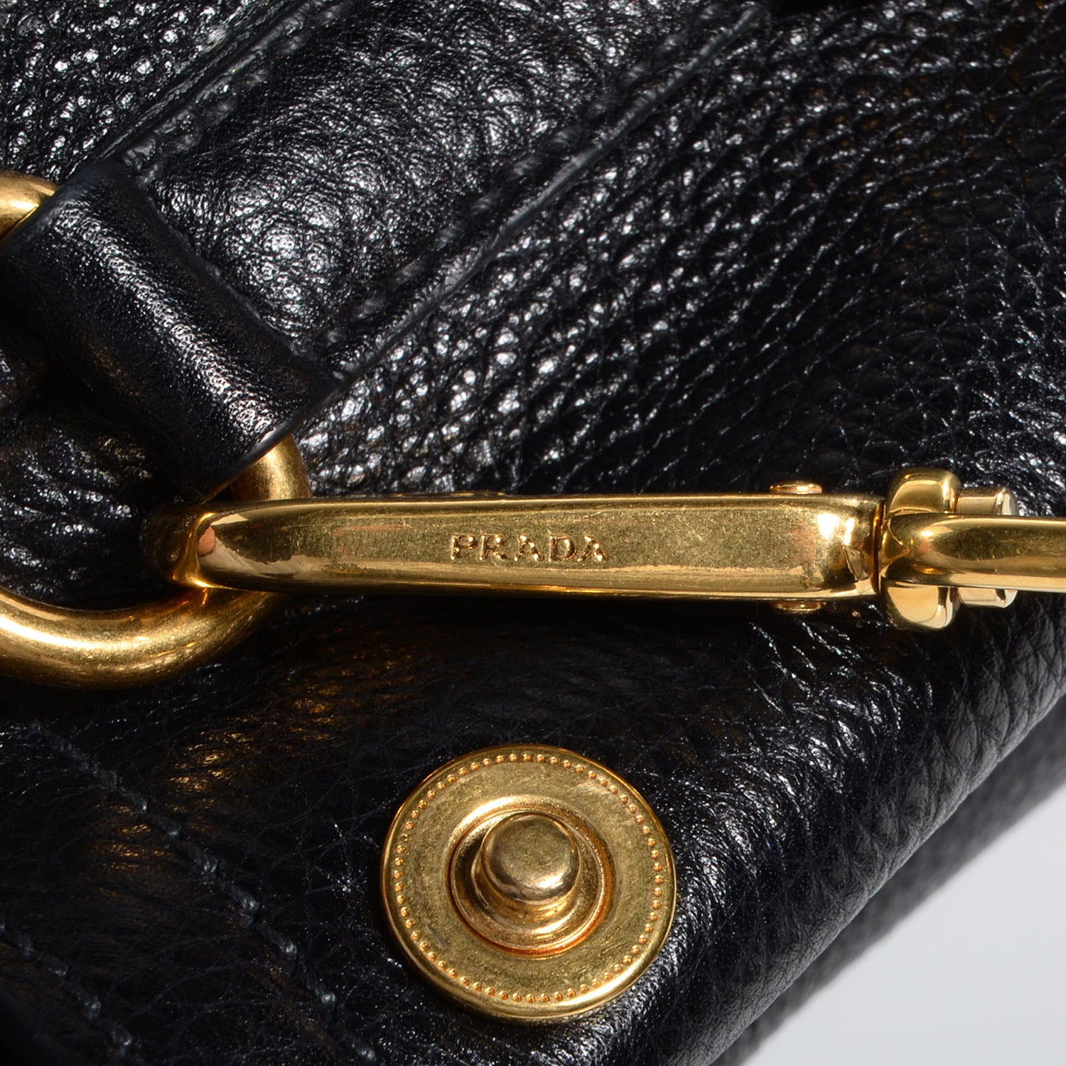 Prada Vitello Daino Medium Tote Nero Black 10 of 10