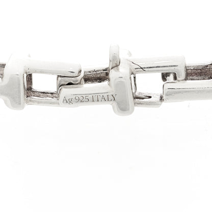 Tiffany Sterling Silver Narrow T Chain Bracelet 7 of 9