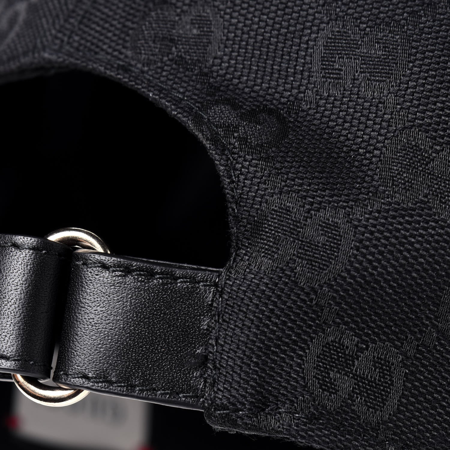 Gucci Monogram Web Baseball Hat M Black 10 of 10
