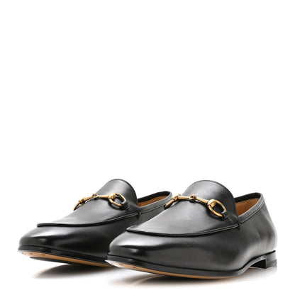 Gucci Calfskin Womens Jordaan Loafers 38.5 Black 4 of 8