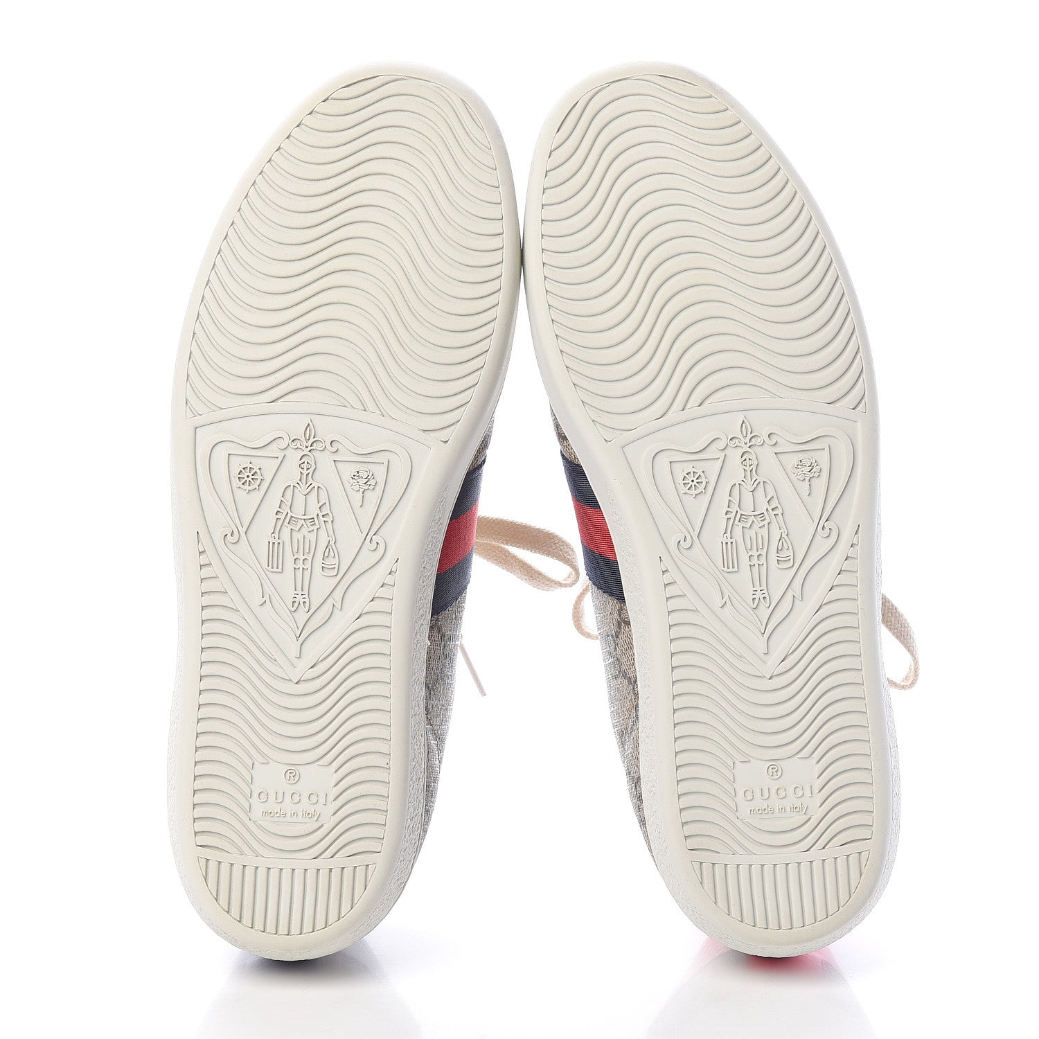 Gucci GG Supreme Monogram Womens Ace Low-Top Sneaker 38 Beige 7 of 11