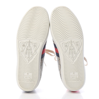 Gucci GG Supreme Monogram Womens Ace Low-Top Sneaker 38 Beige 7 of 11
