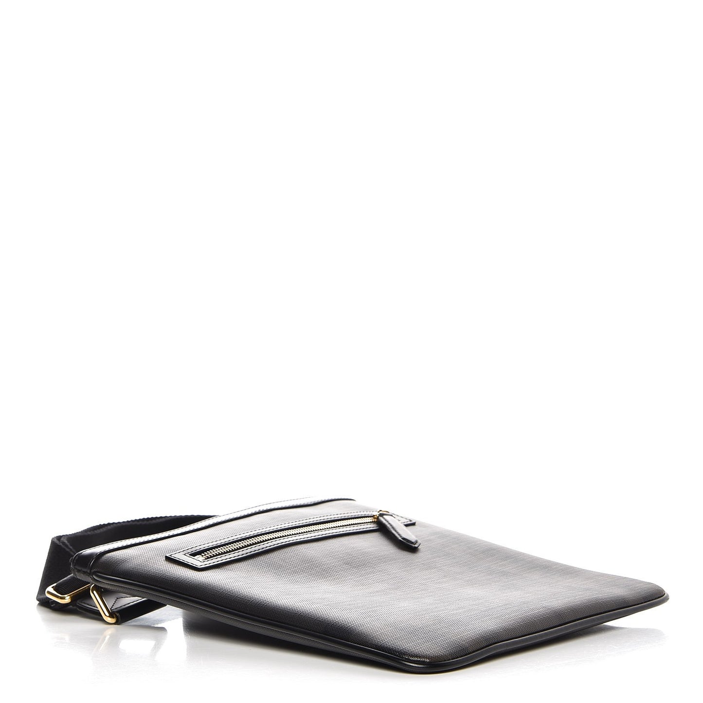 London Check Beckley Crossbody Messenger Bag Chocolate Black