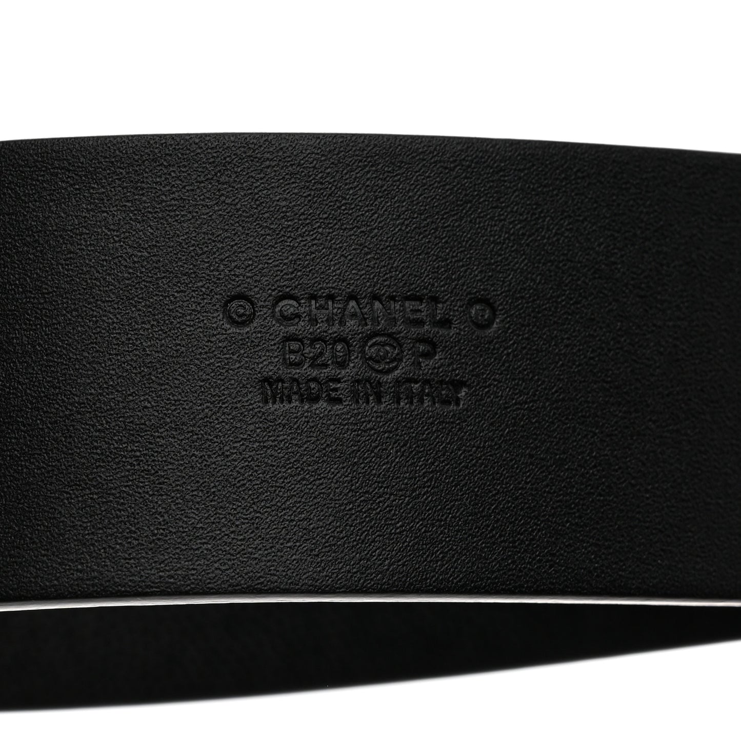 Caviar CC Logo Belt 80 32 Black