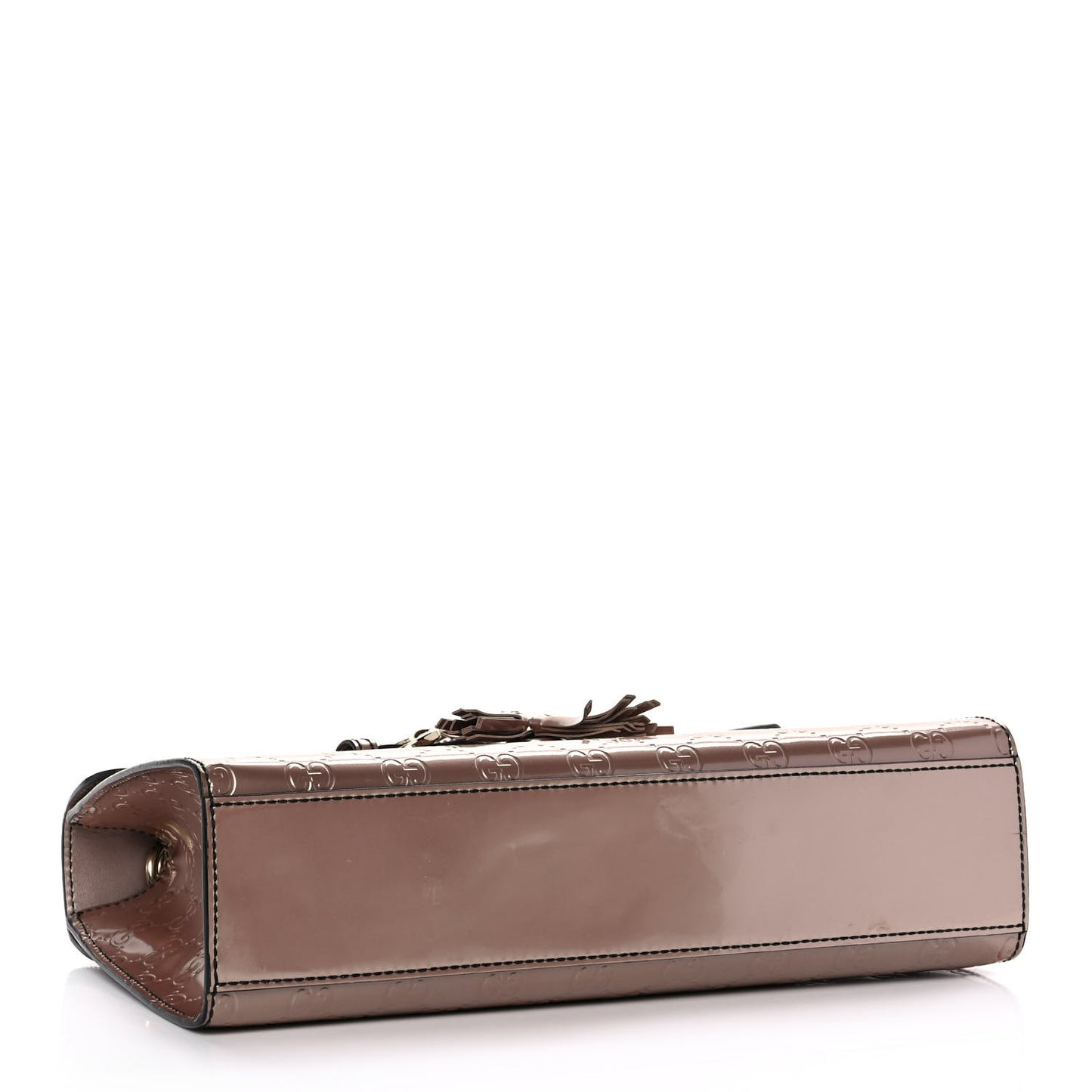 Shine Guccissima Medium Emily Chain Shoulder Bag Dark Cipria