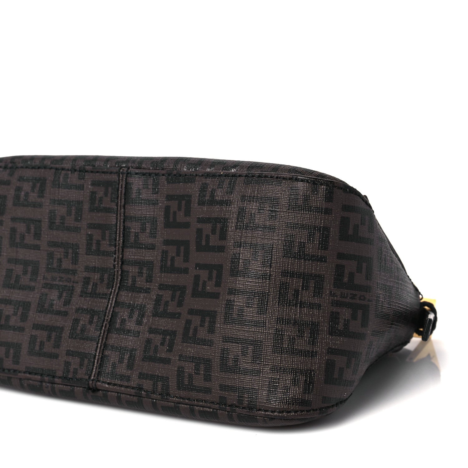 Fendi Zucchino Spalmati Forever Mini Mama Baguette Moro Black 7 of 8