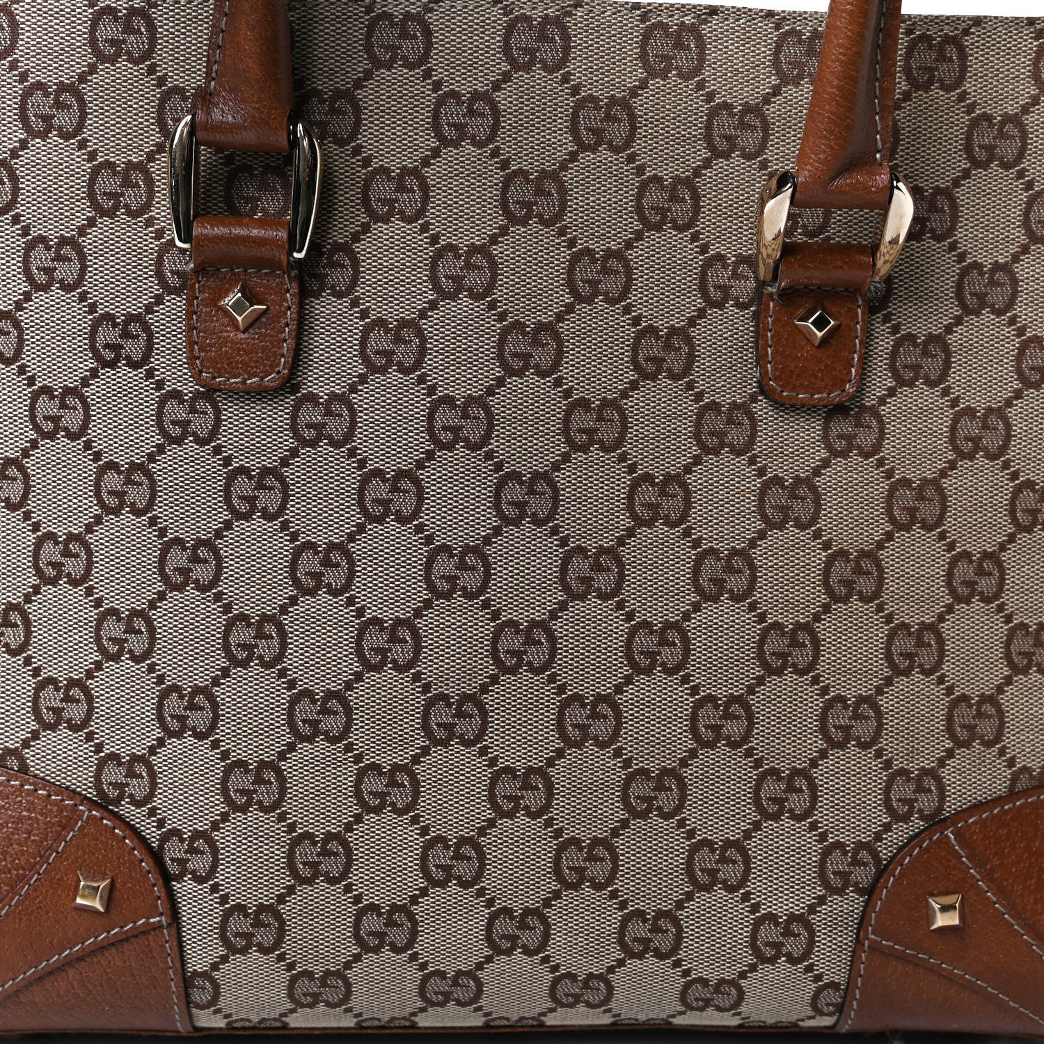 Gucci GG Monogram Tote Brown 8 of 13