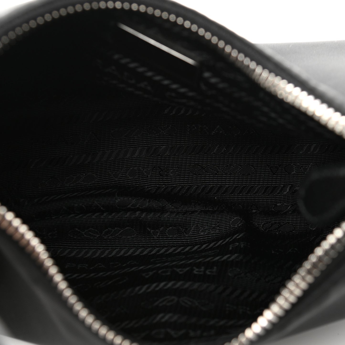 Tessuto Nylon Saffiano Mini Re-Edition 2005 Bag Black