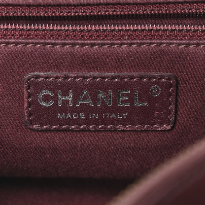 Chanel Aged Calfskin Medium New Portobello Flap Burgundy 6 of 10