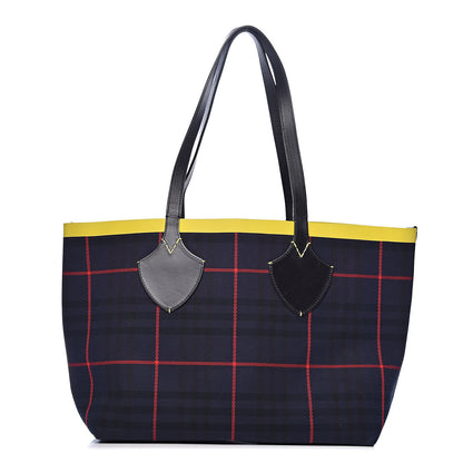 Burberry Vintage Check Medium The Giant Reversible Tote Blue 4 of 21