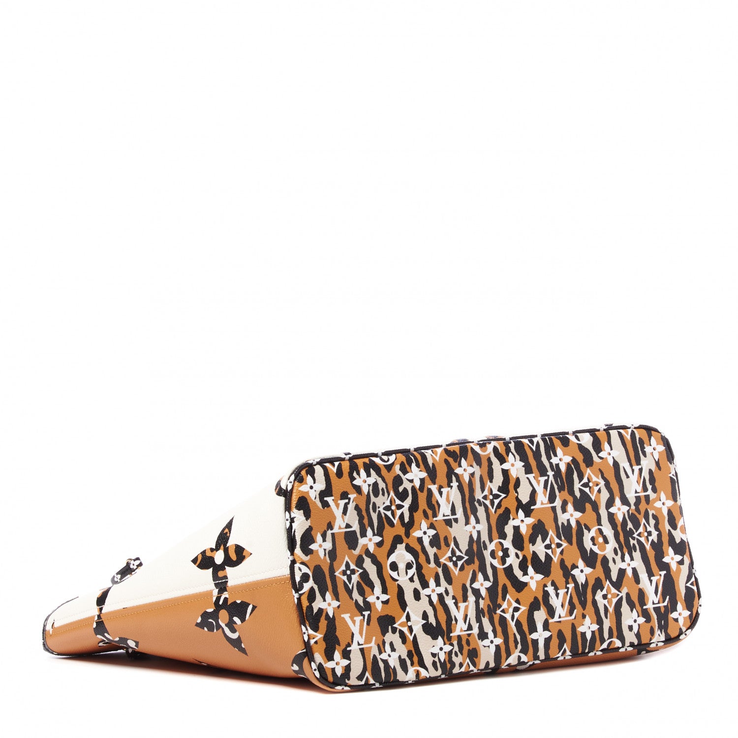 Louis Vuitton Monogram Giant Jungle Neverfull MM Ivory 4 of 11