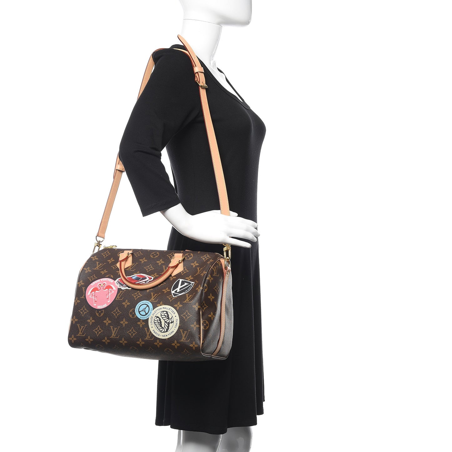Monogram World Tour Speedy Bandouliere 30