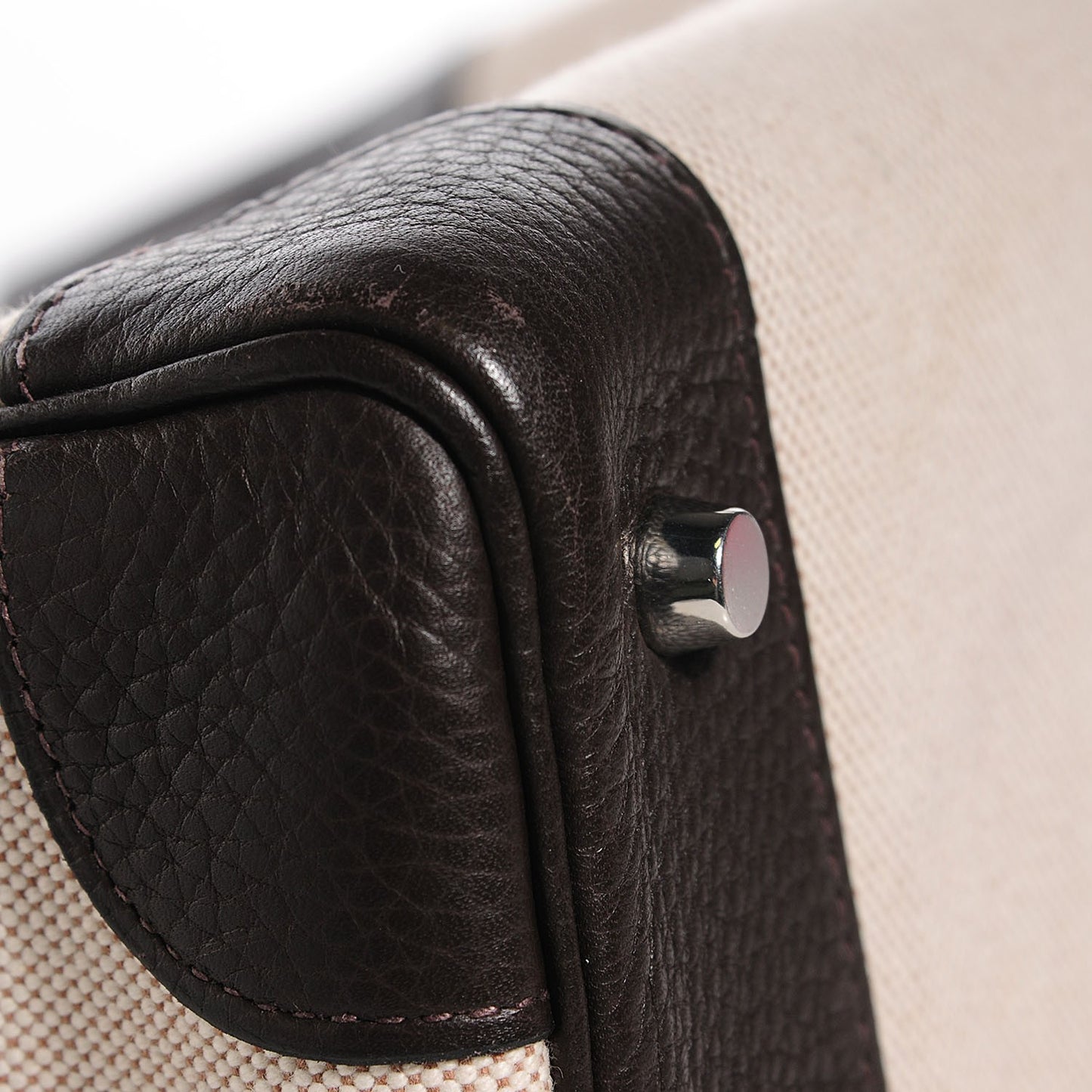 Toile Togo Birkin 35 Chocolate