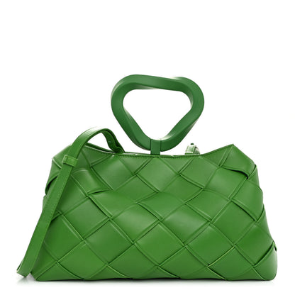 Bottega Veneta Nappa Maxi Intrecciato Grasp Top Handle Bag Parakeet 1 of 10