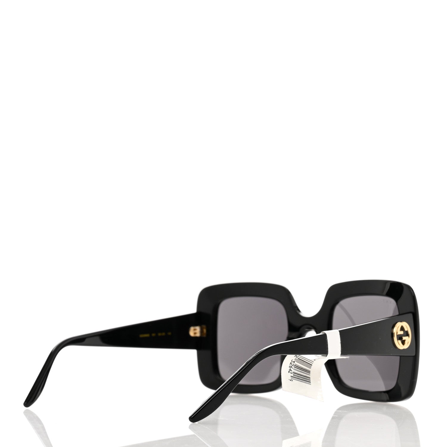 Gucci Acetate Square Frame Sunglasses GG0053S Black 4 of 6