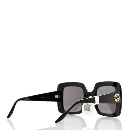 Gucci Acetate Square Frame Sunglasses GG0053S Black 4 of 6