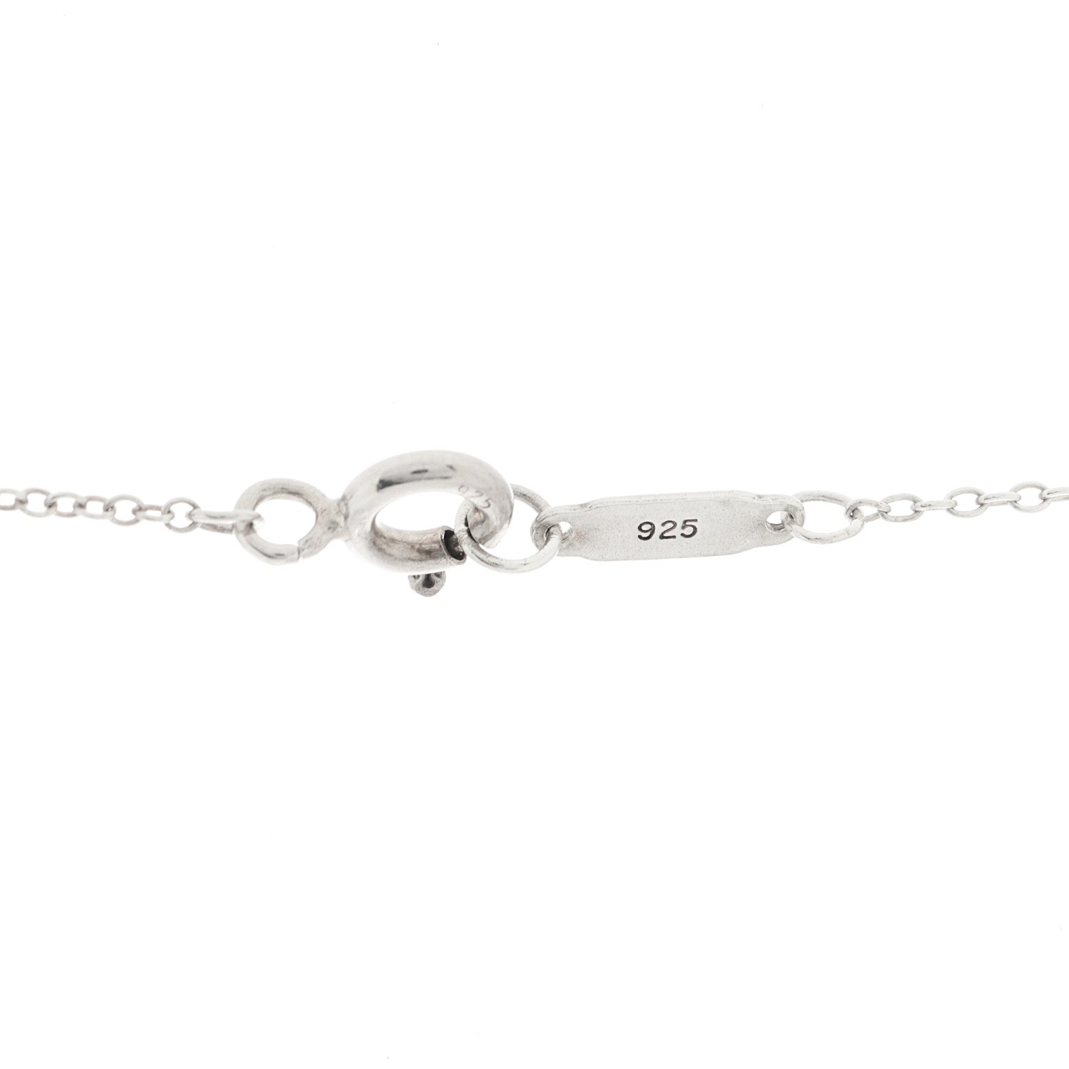 Tiffany Sterling Silver Peace Pendant Necklace 4 of 5