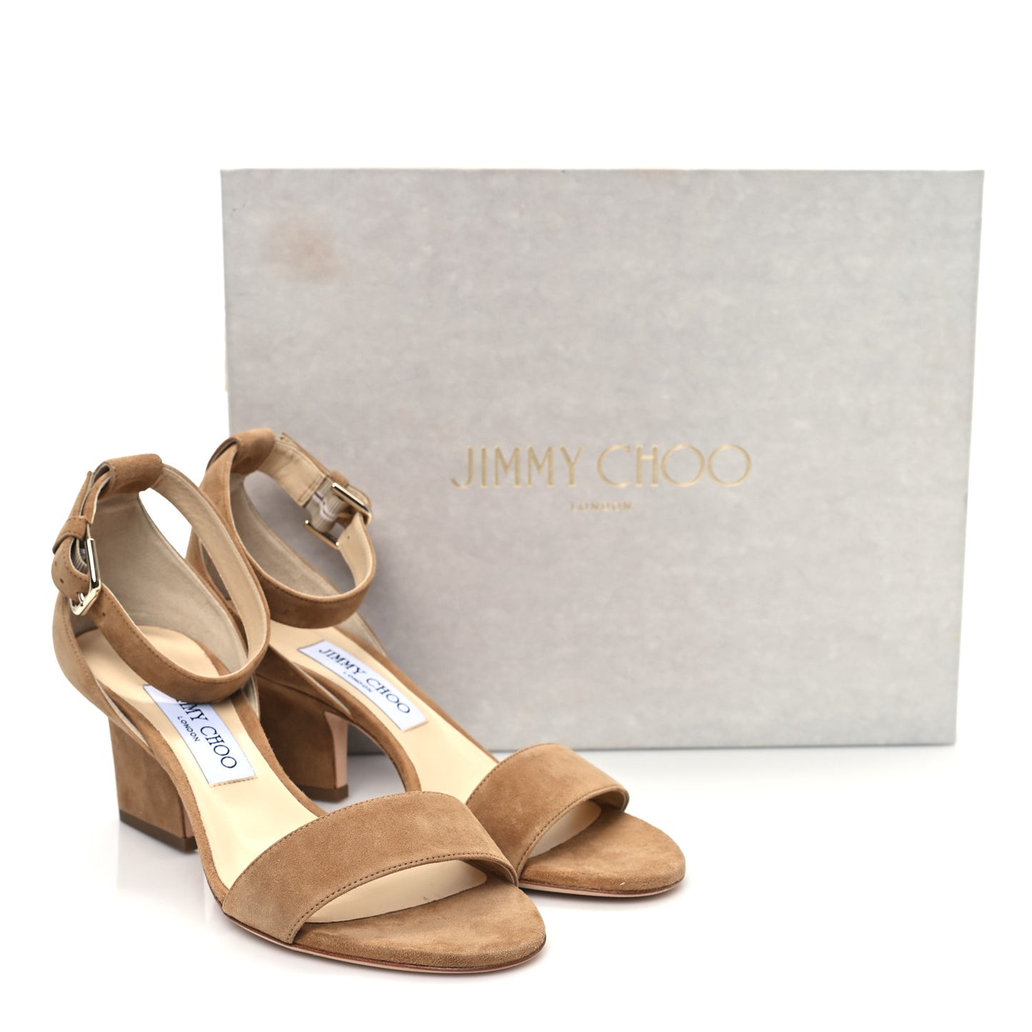 Suede Edina 65 Sandals 37.5 Hazel