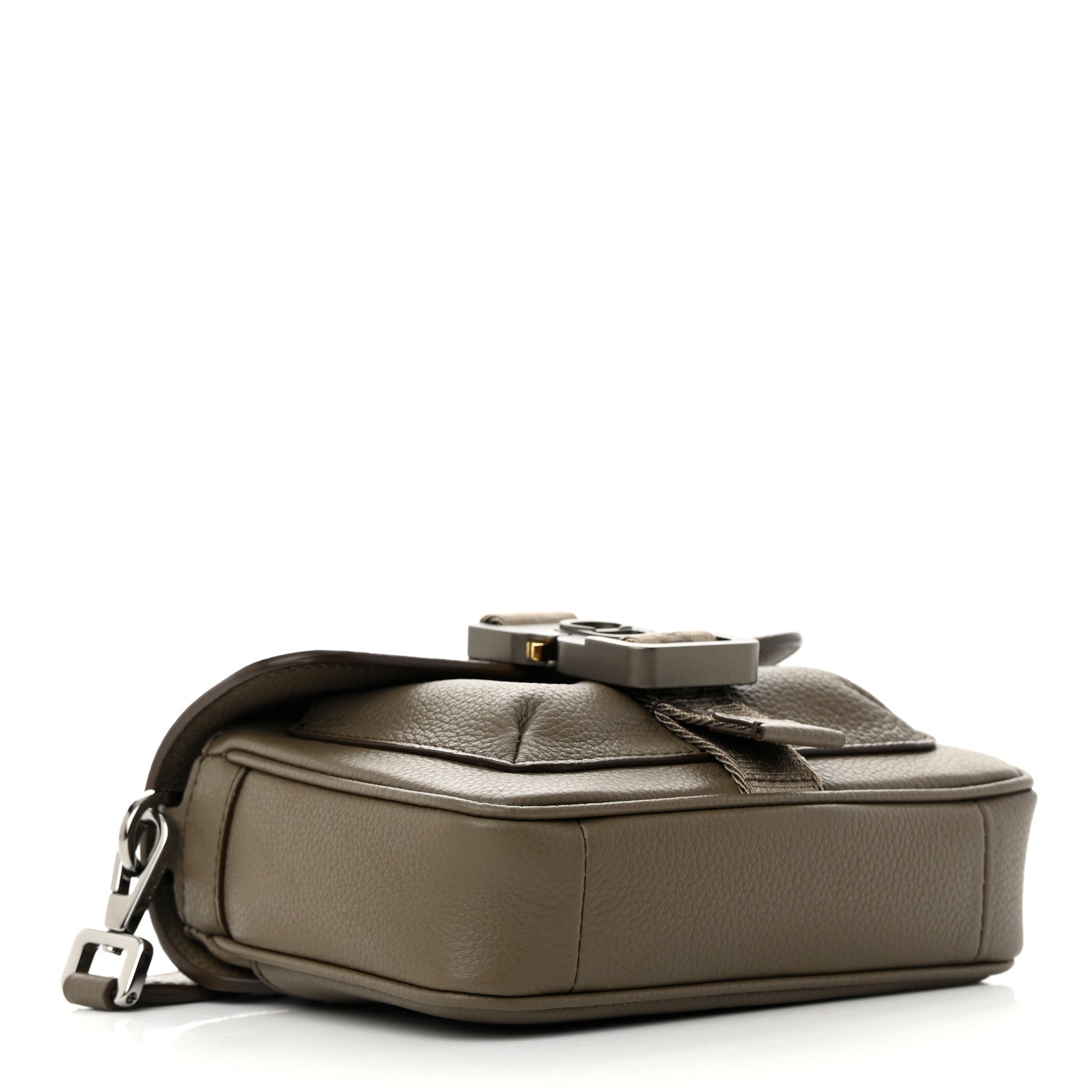 Christian Dior Grained Calfskin Mini Hit The Road Bag Brown 4 of 12
