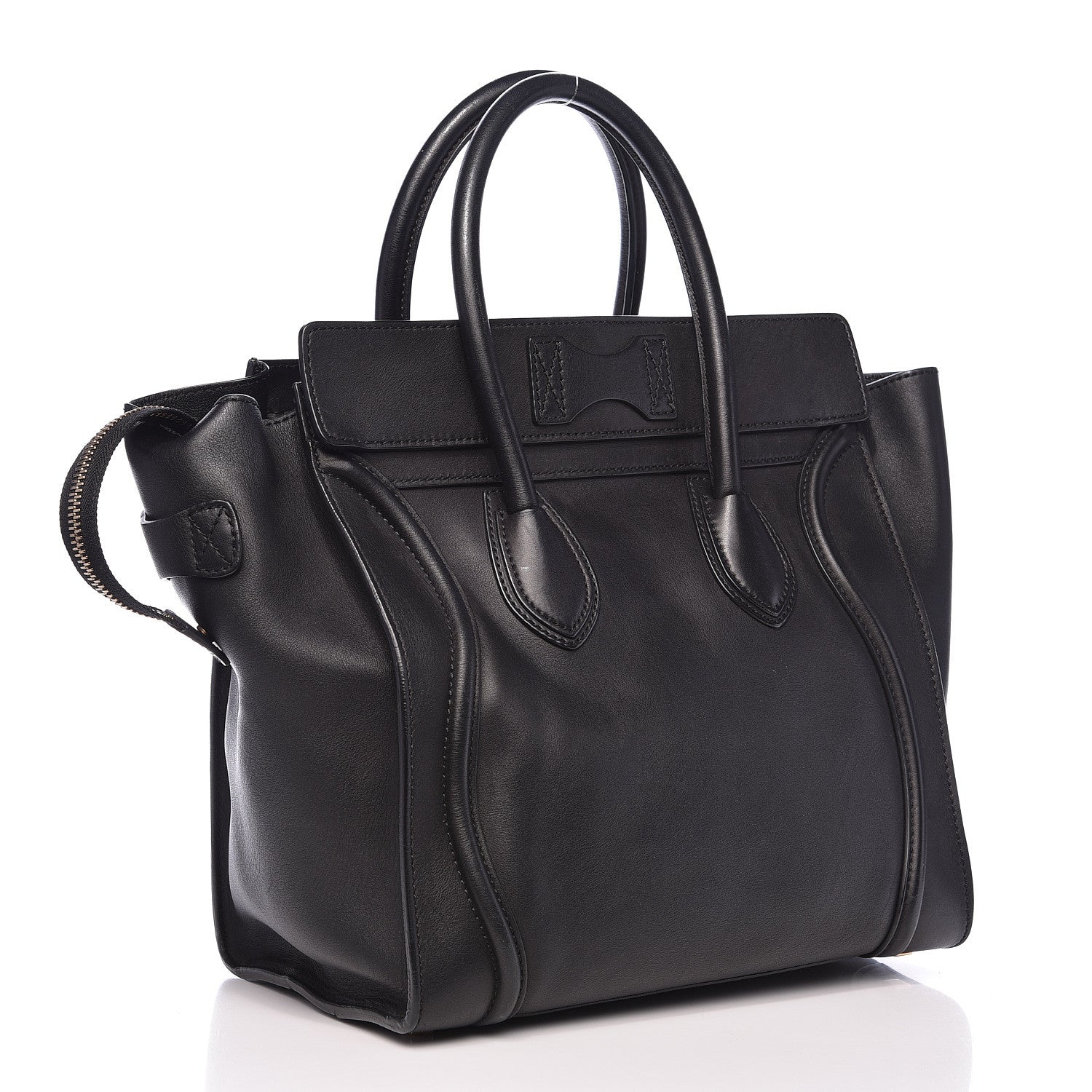 Celine Smooth Calfskin Mini Luggage Black 3 of 17