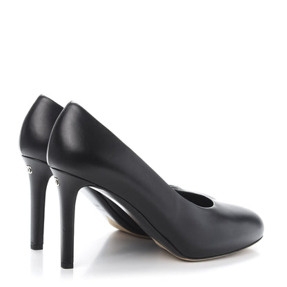 Chanel Lambskin CC Pumps 40.5 Black 4 of 13
