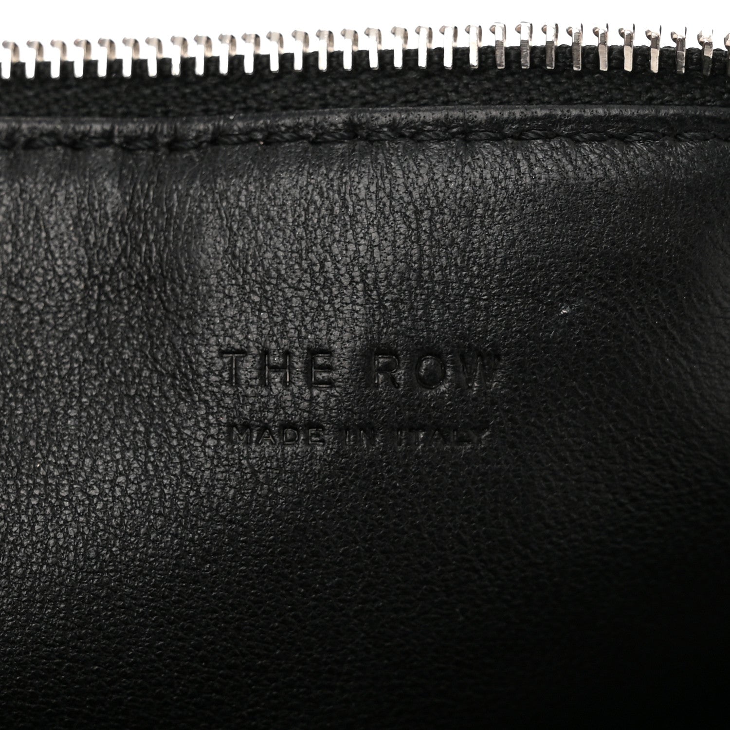 The Row Grained Calfskin 90's Bag Black 6 of 9