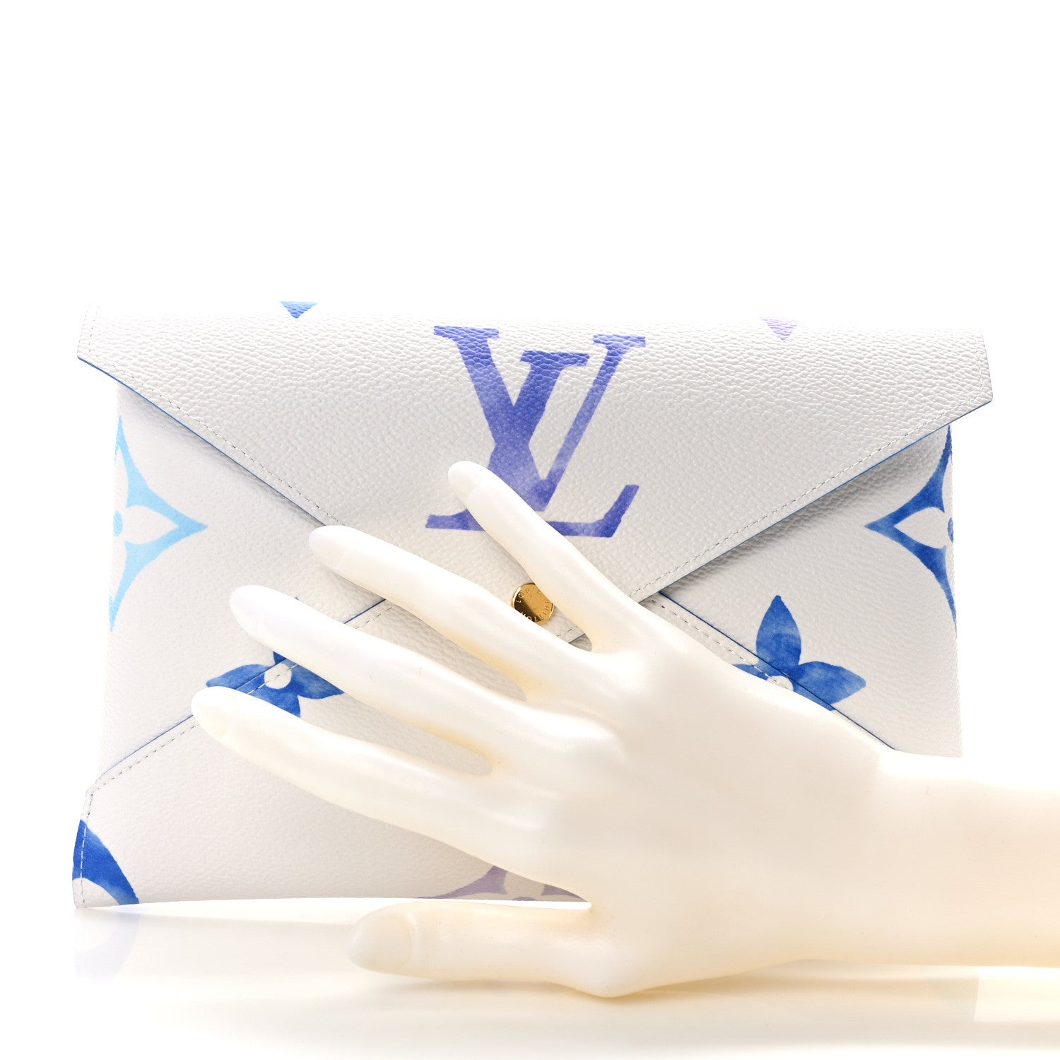 Louis Vuitton Monogram Giant By The Pool Kirigami Pochette Set Blue Rose Beige 2 of 9